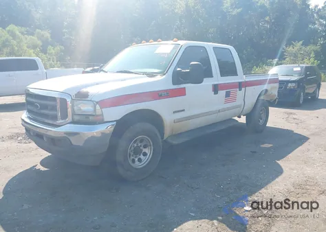 2002 Ford F250 Super Duty z USA, uszkodzony, nr VIN 1FTNW21F42EB41128